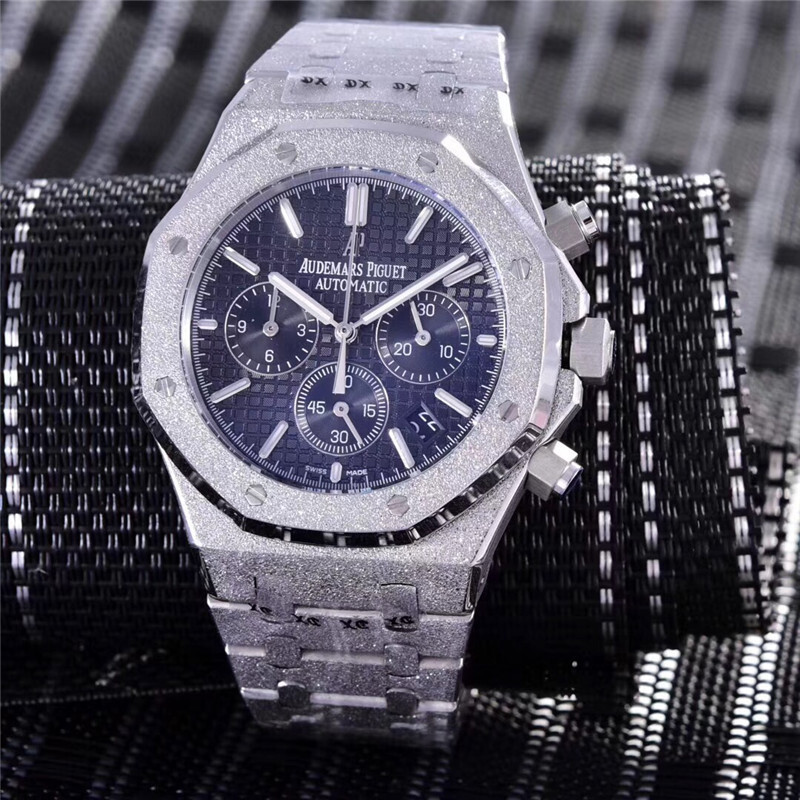 Men's Quartz Watch Chronograph 904L Stainless Steel 42mm-AP6