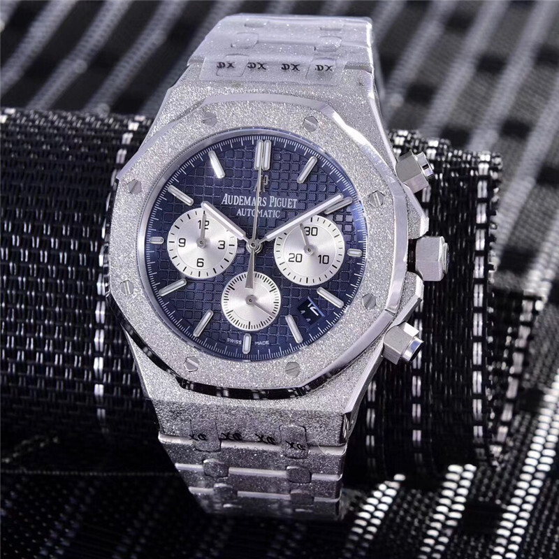 Men's Quartz Watch Chronograph 904L Stainless Steel 42mm-AP6