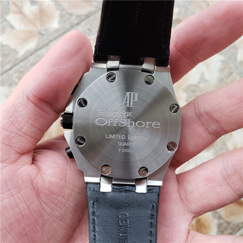 Men's Quartz Watch Chronograph 904L Stainless Steel 42mm-AP 4