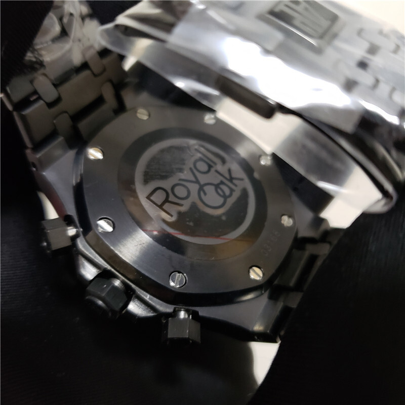 Men's Quartz Watch Chronograph 904L Stainless Steel 42mm-AP24