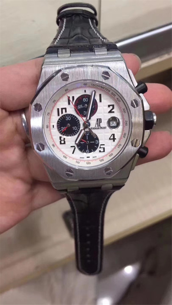 Men's Quartz Watch Chronograph 904L Stainless Steel 42mm-AP26