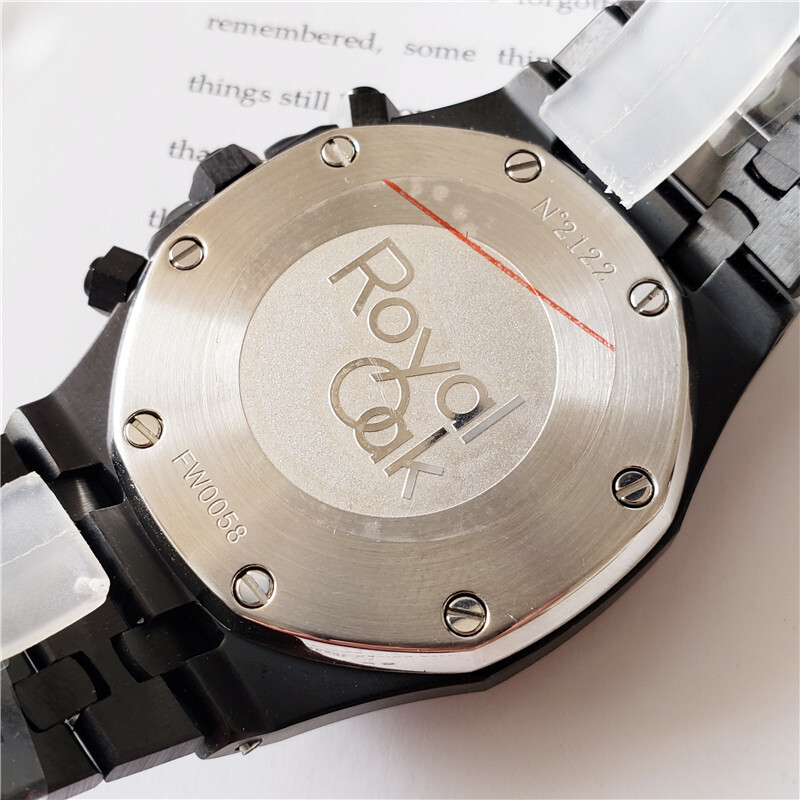 Men's Quartz Watch Chronograph 904L Stainless Steel 42mm-AP13