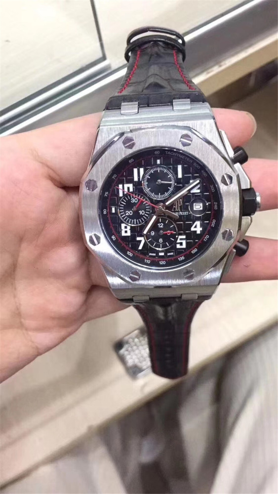 Men's Quartz Watch Chronograph 904L Stainless Steel 42mm-AP26