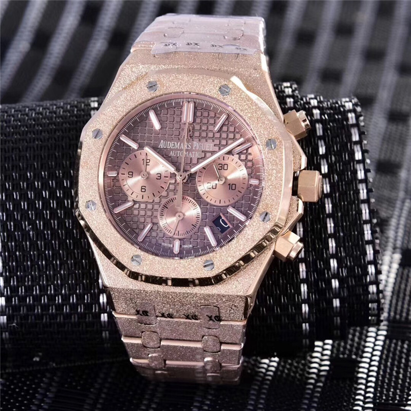 Men's Quartz Watch Chronograph 904L Stainless Steel 42mm-AP6