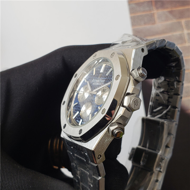Men's Quartz Watch Chronograph 904L Stainless Steel 42mm-AP16