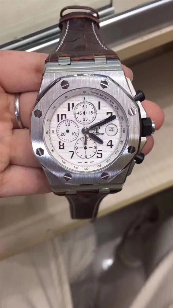 Men's Quartz Watch Chronograph 904L Stainless Steel 42mm-AP26
