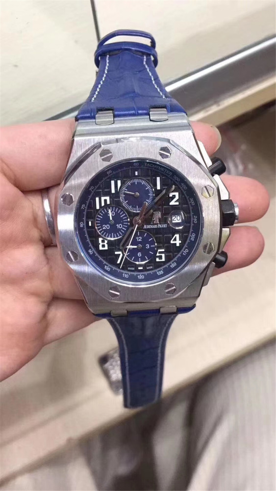 Men's Quartz Watch Chronograph 904L Stainless Steel 42mm-AP26