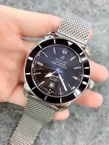 Men's Automatic Mechanical Watch 904L Stainless Steel 43mm-BR8