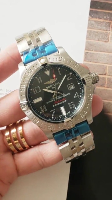 Men's Automatic Mechanical Watch 904L Stainless Steel 44mm-BR17