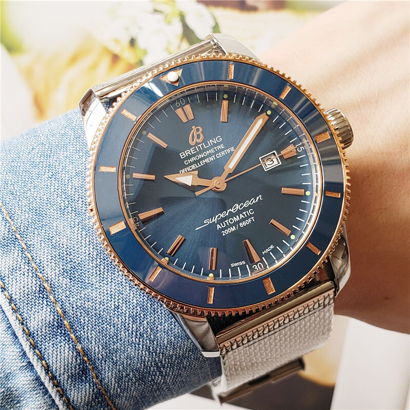 Men's Automatic Mechanical Watch 904L Stainless Steel 46mm-BR13