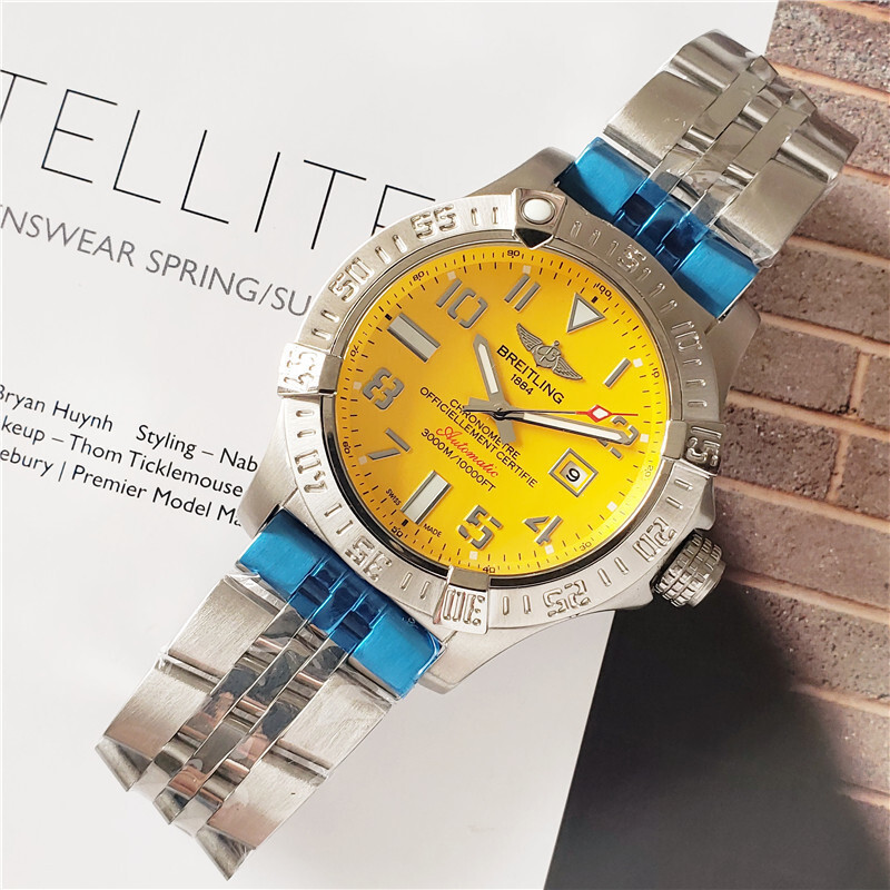 Men's Automatic Mechanical Watch 904L Stainless Steel 44mm-BR17