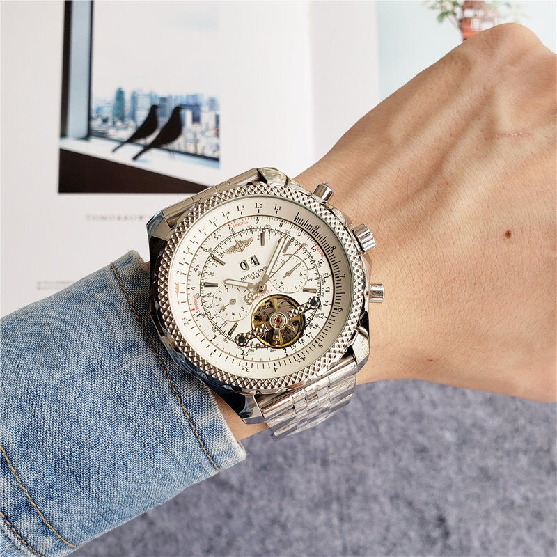 Men's Automatic Mechanical Watch 904L Stainless Steel 47mm-BR36