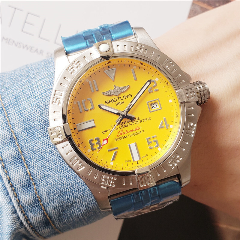 Men's Automatic Mechanical Watch 904L Stainless Steel 44mm-BR17