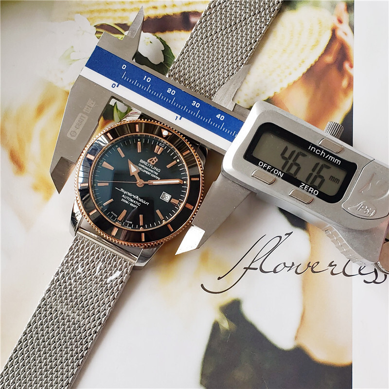 Men's Automatic Mechanical Watch 904L Stainless Steel 46mm-BR13