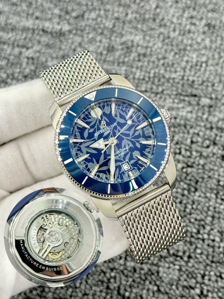 Men's Automatic Mechanical Watch 904L Stainless Steel 43mm-BR22
