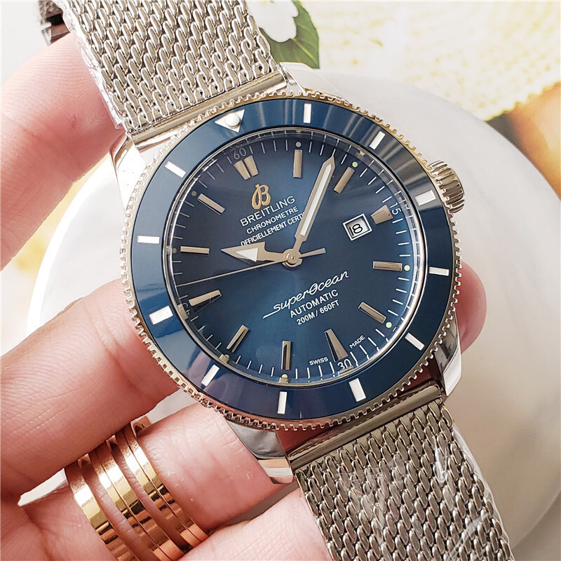 Men's Automatic Mechanical Watch 904L Stainless Steel 46mm-BR13