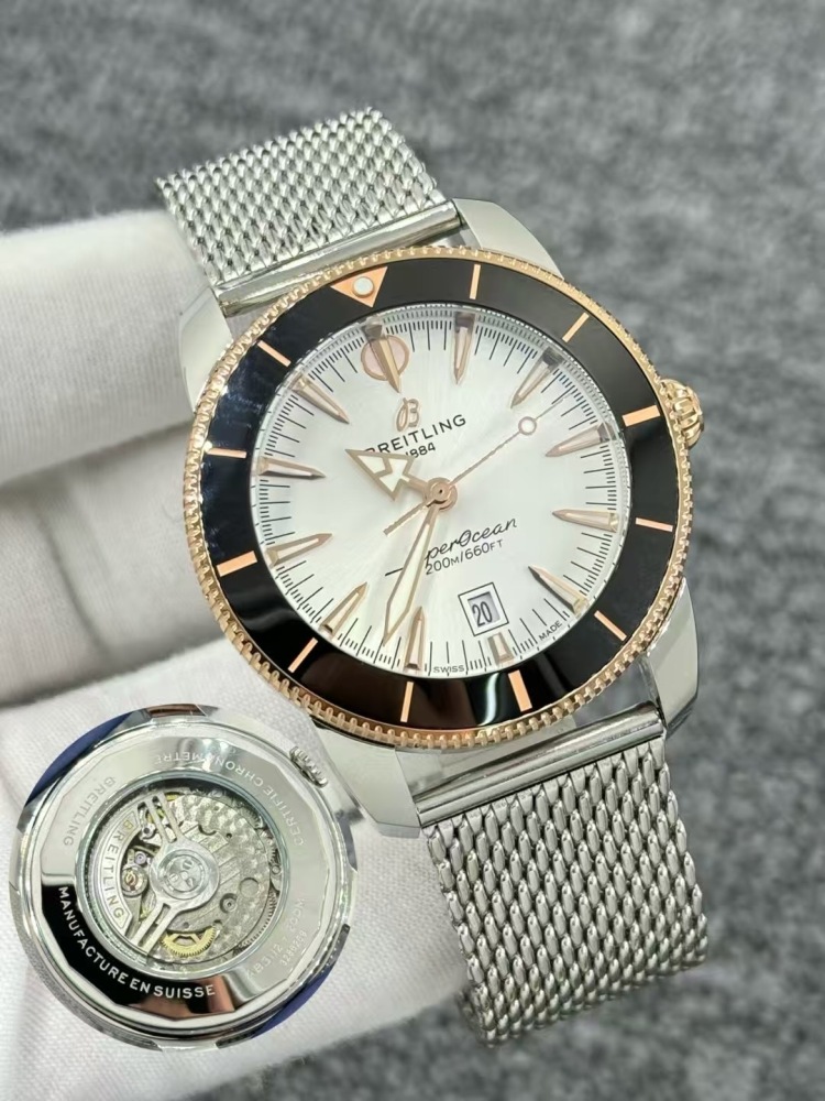 Men's Automatic Mechanical Watch 904L Stainless Steel 43mm-BR22