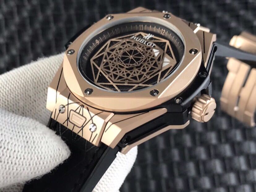 Men's Automatic Mechanical Watch 904L Stainless Steel 42mm-HB5
