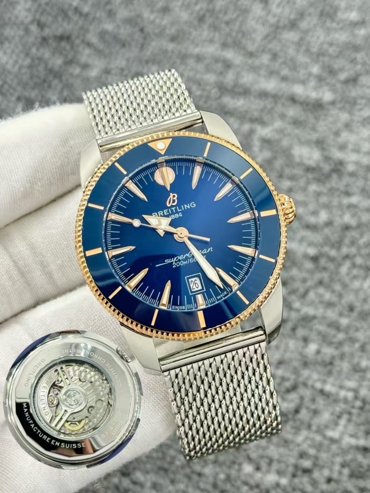 Men's Automatic Mechanical Watch 904L Stainless Steel 43mm-BR22