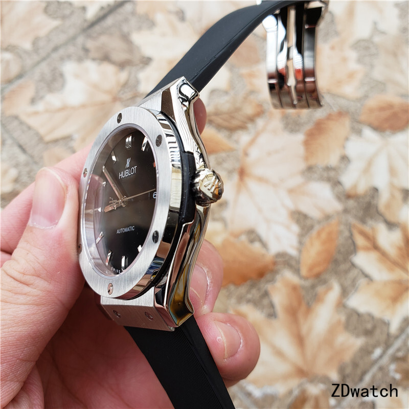 Men's Automatic Mechanical Watch 904L Stainless Steel 42mm-HB2