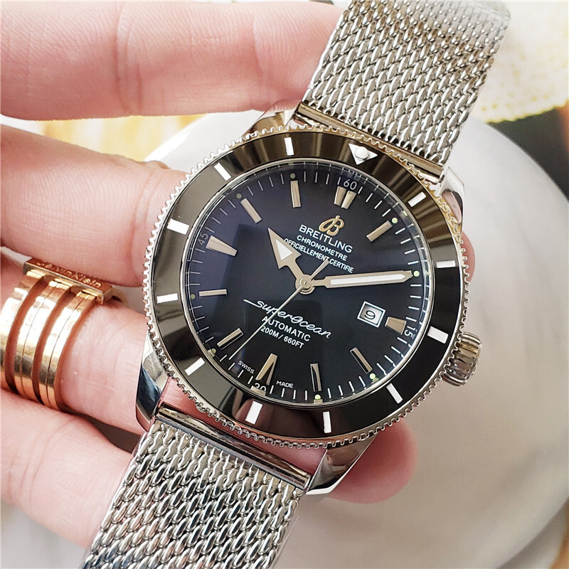 Men's Automatic Mechanical Watch 904L Stainless Steel 46mm-BR13