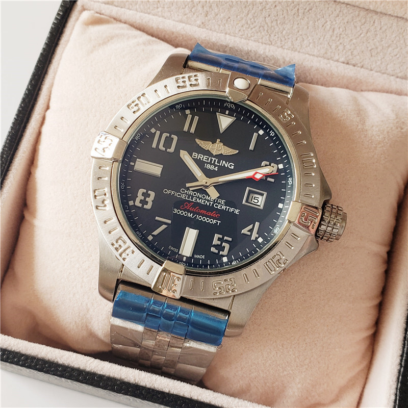 Men's Automatic Mechanical Watch 904L Stainless Steel 44mm-BR17