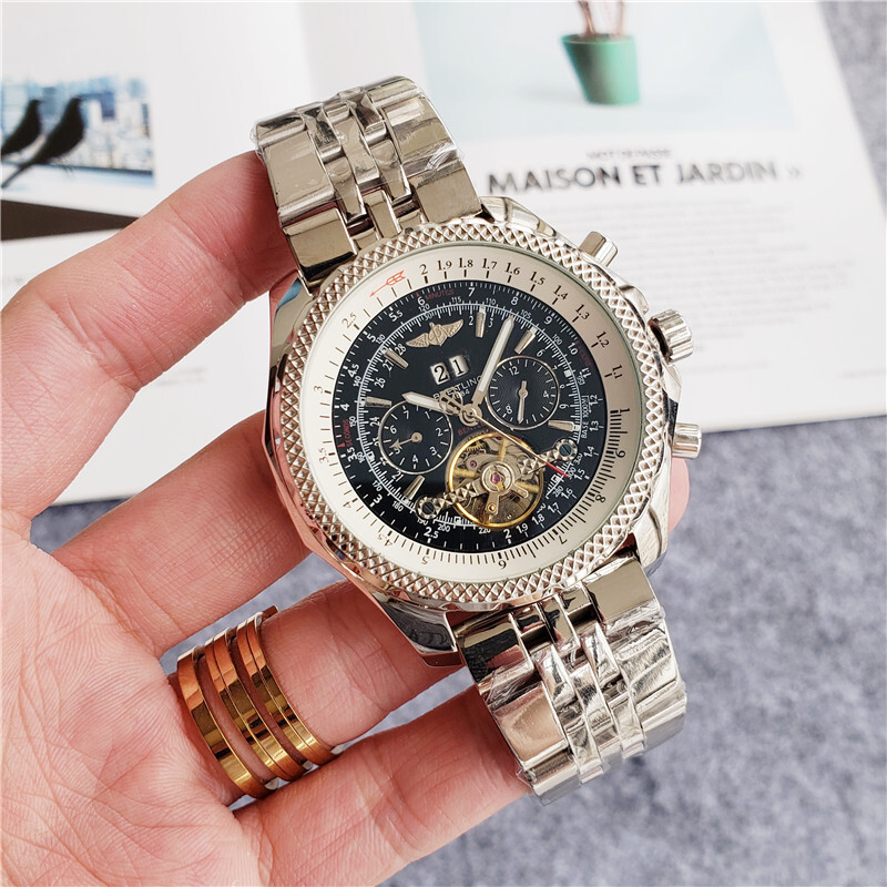 Men's Automatic Mechanical Watch 904L Stainless Steel 47mm-BR36