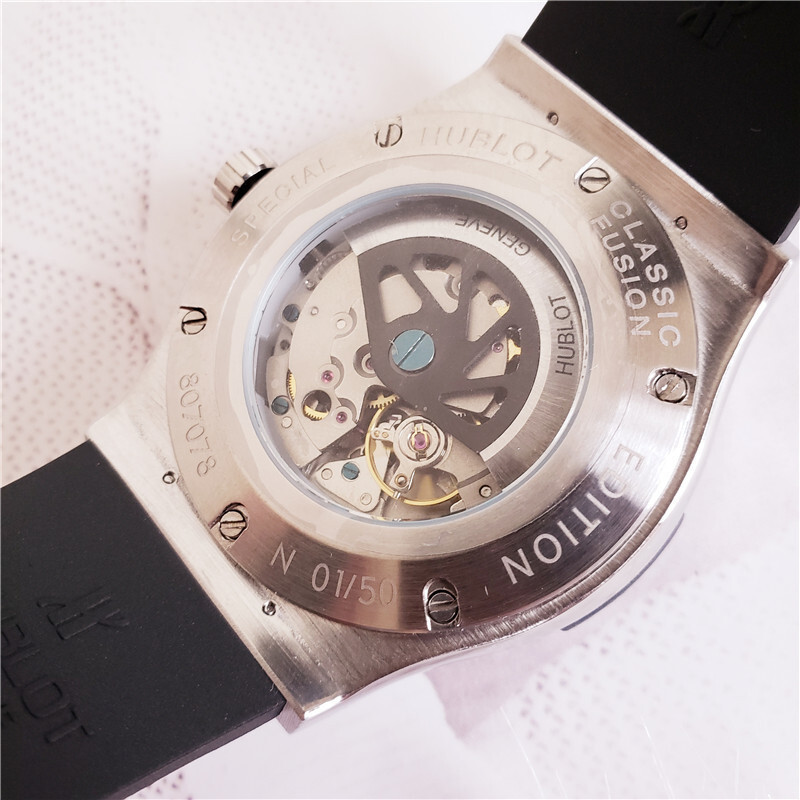 Men's Automatic Mechanical Watch 904L Stainless Steel 42mm-HB2