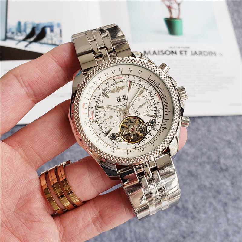 Men's Automatic Mechanical Watch 904L Stainless Steel 47mm-BR36