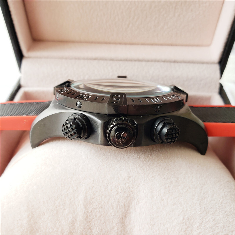 Men's Quartz Watch Chronograph 904L Stainless Steel 48mm-BR16