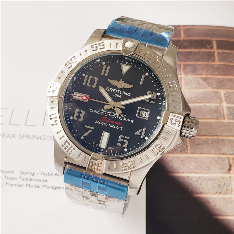 Men's Automatic Mechanical Watch 904L Stainless Steel 44mm-BR17