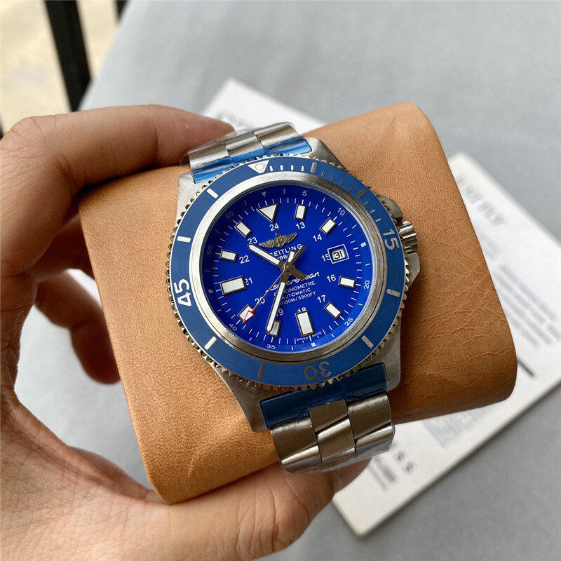 Men's Automatic Mechanical Watch 904L Stainless Steel 44mm-BR30