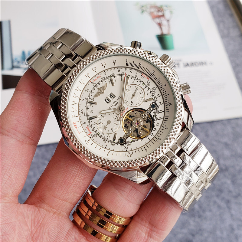 Men's Automatic Mechanical Watch 904L Stainless Steel 47mm-BR36