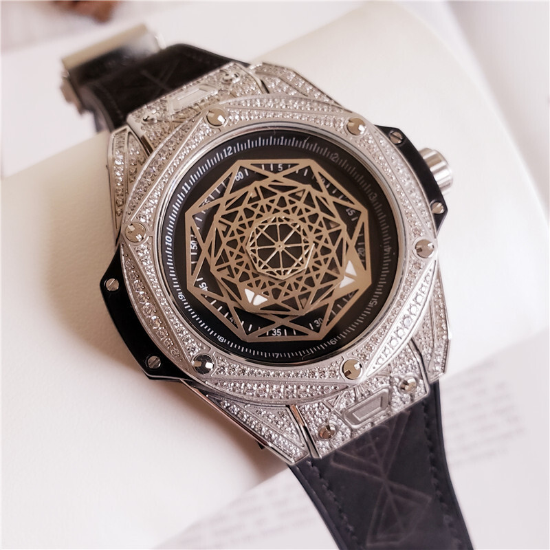 Men's Automatic Mechanical Watch 904L Stainless Steel 43mm-HB4