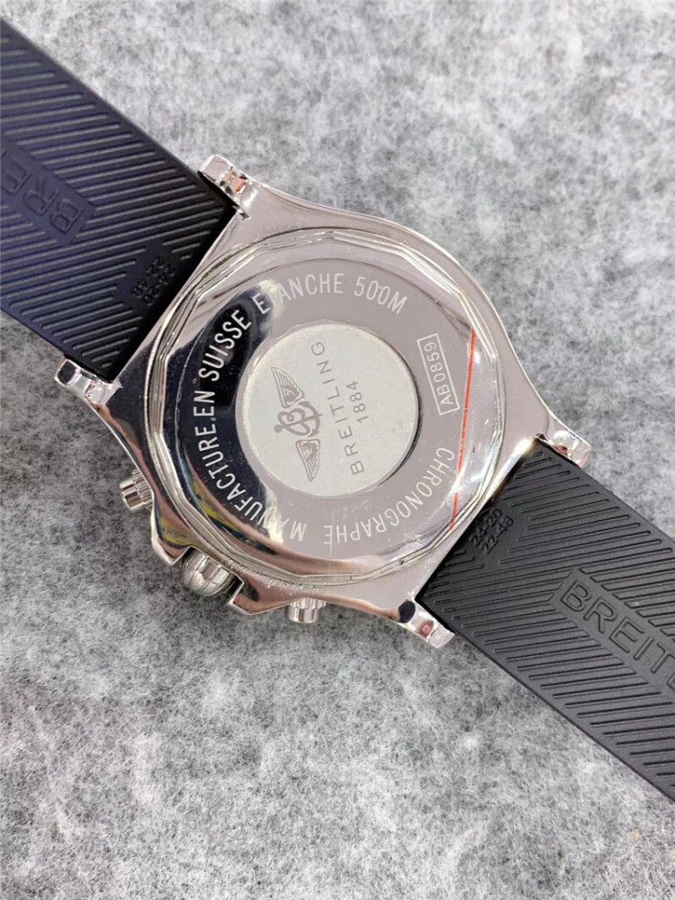 Men's Quartz Watch Chronograph 904L Stainless Steel 45mm-BR11