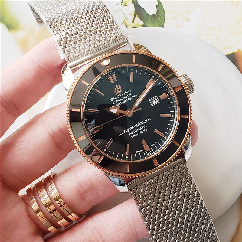 Men's Automatic Mechanical Watch 904L Stainless Steel 46mm-BR13