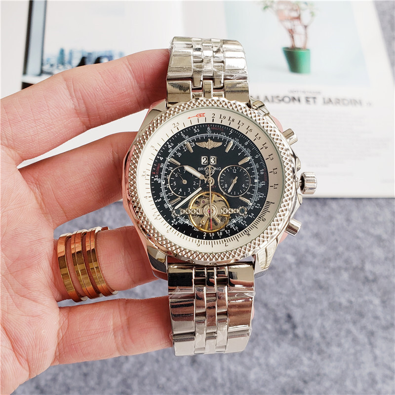 Men's Automatic Mechanical Watch 904L Stainless Steel 47mm-BR36