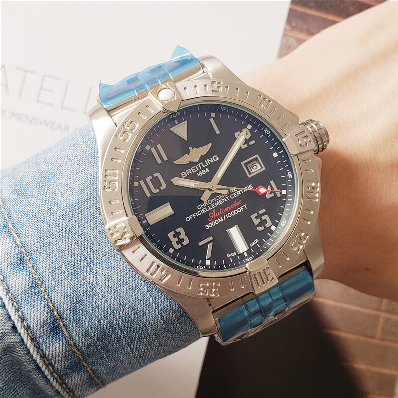 Men's Automatic Mechanical Watch 904L Stainless Steel 44mm-BR17