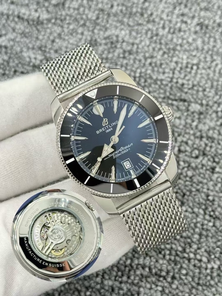 Men's Automatic Mechanical Watch 904L Stainless Steel 43mm-BR22