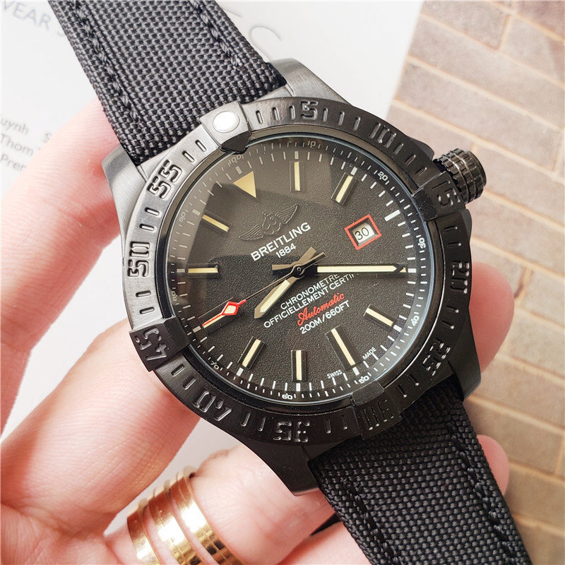 Men's Automatic Mechanical Watch 904L Stainless Steel 48mm-BR19
