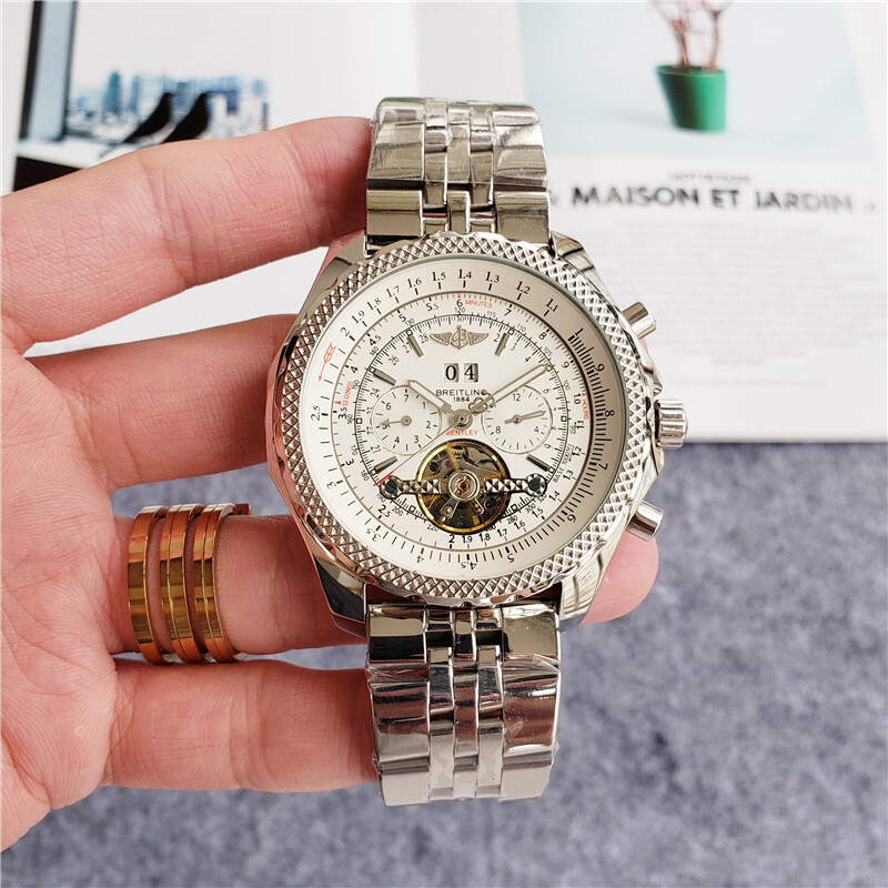 Men's Automatic Mechanical Watch 904L Stainless Steel 47mm-BR36