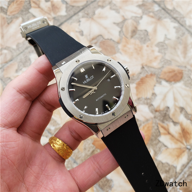 Men's Automatic Mechanical Watch 904L Stainless Steel 42mm-HB2