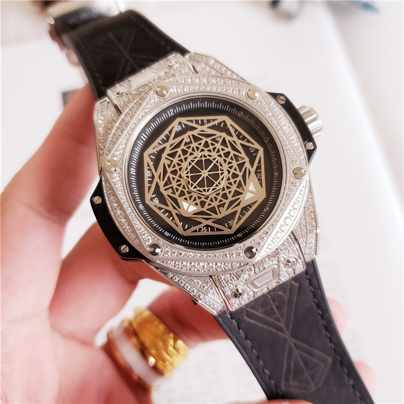 Men's Automatic Mechanical Watch 904L Stainless Steel 43mm-HB4