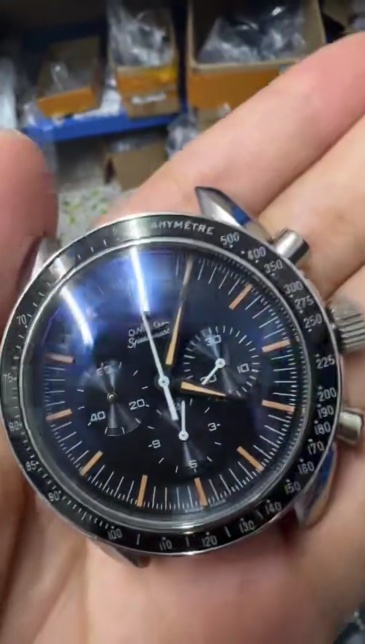 Men's Quartz Watch Chronograph 904L Stainless Steel 44mm-OG209