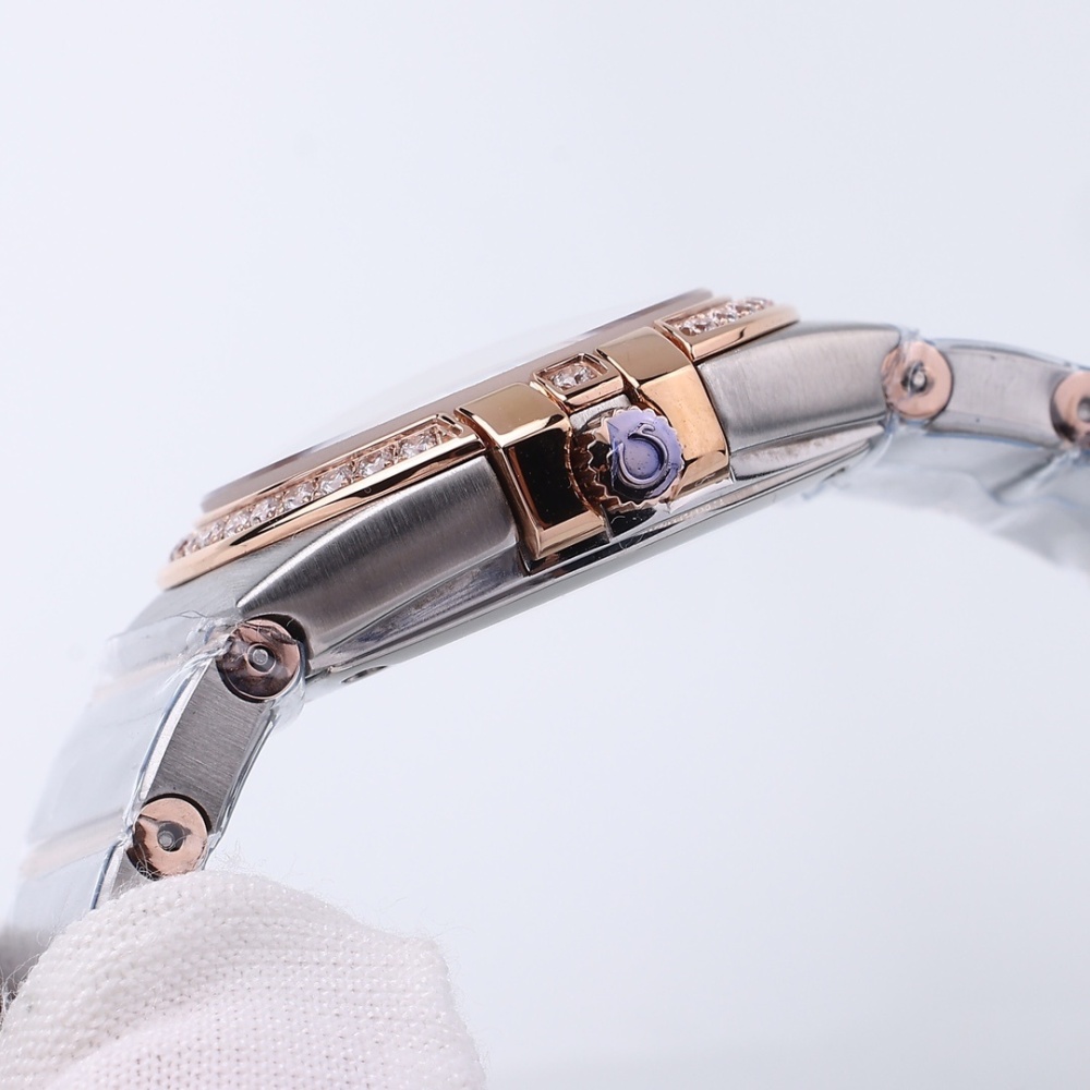 Women's Quartz Watch Chronograph 904L Stainless Steel 28mm-OG218