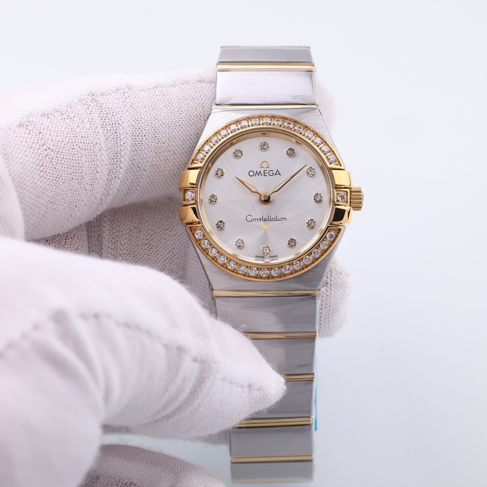 Women's Quartz Watch Chronograph 904L Stainless Steel 28mm-OG218