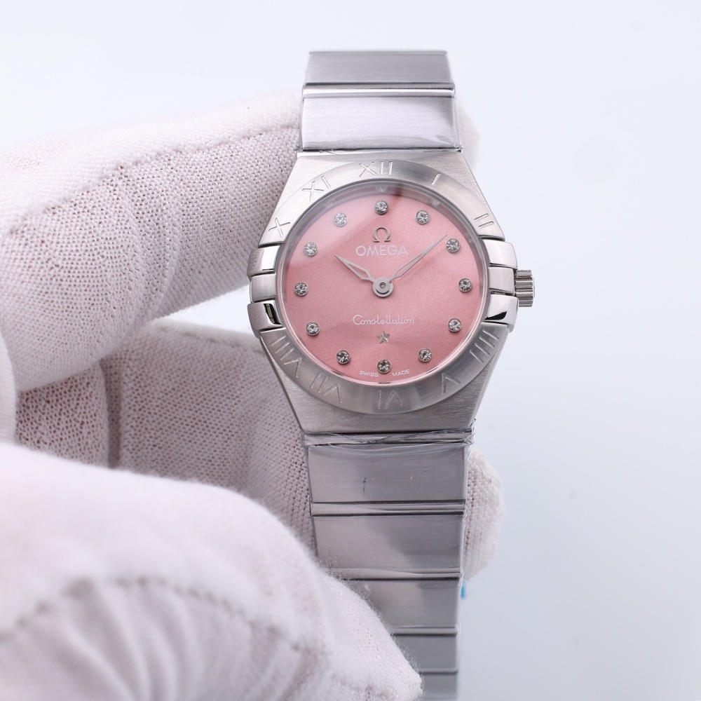 Women's Quartz Watch Chronograph 904L Stainless Steel 28mm-OG218