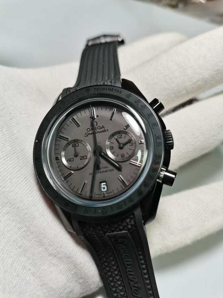 Men's Quartz Watch Chronograph 904L Stainless Steel 44mm-OG273