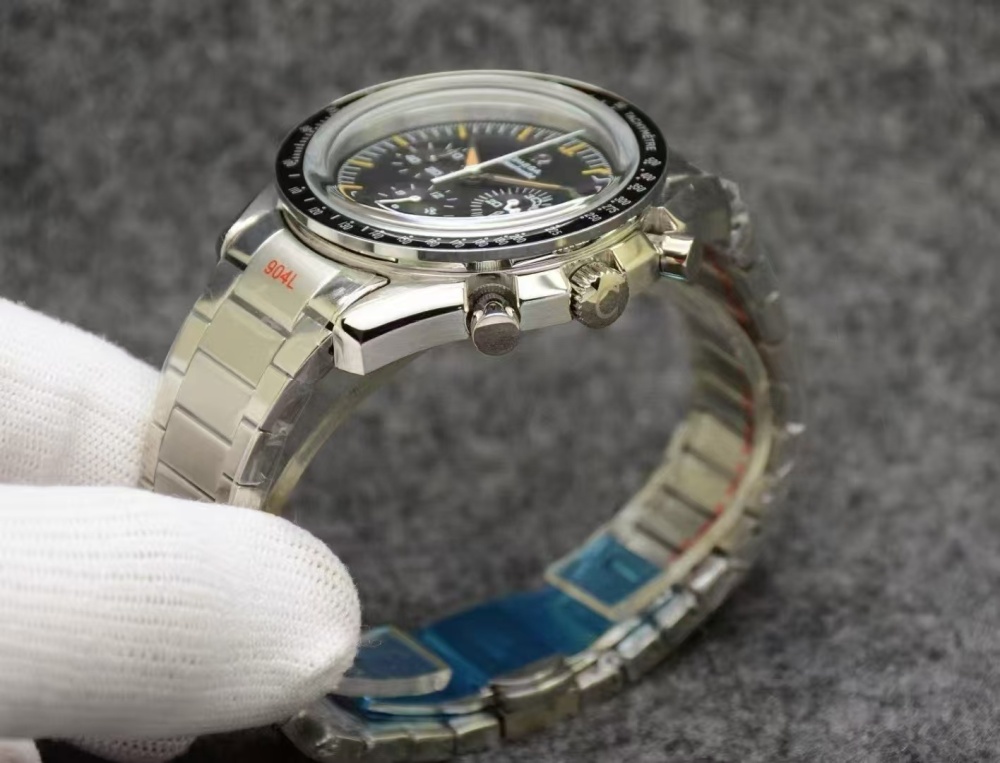 Men's Quartz Watch Chronograph 904L Stainless Steel 42mm-OG233