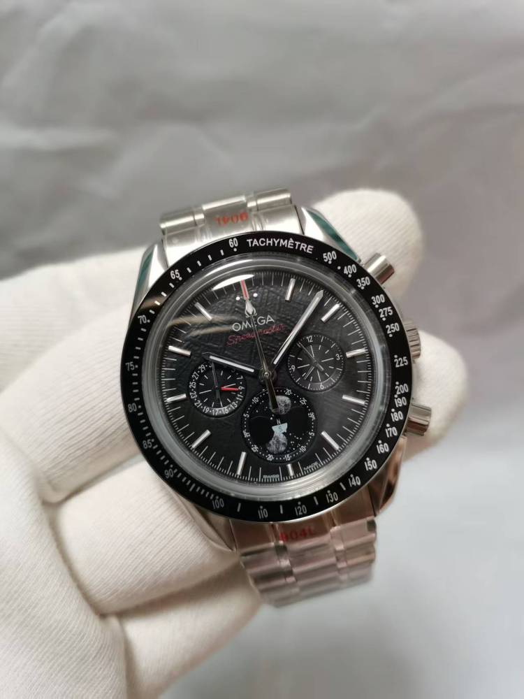 Men's Quartz Watch Chronograph 904L Stainless Steel 43mm-OG270
